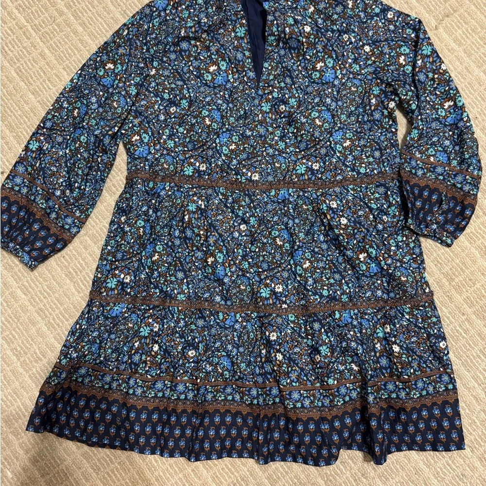 NWT | Vineyard Vines | Fenwich Paisley Floral Print Dress - Picture 3 of 7